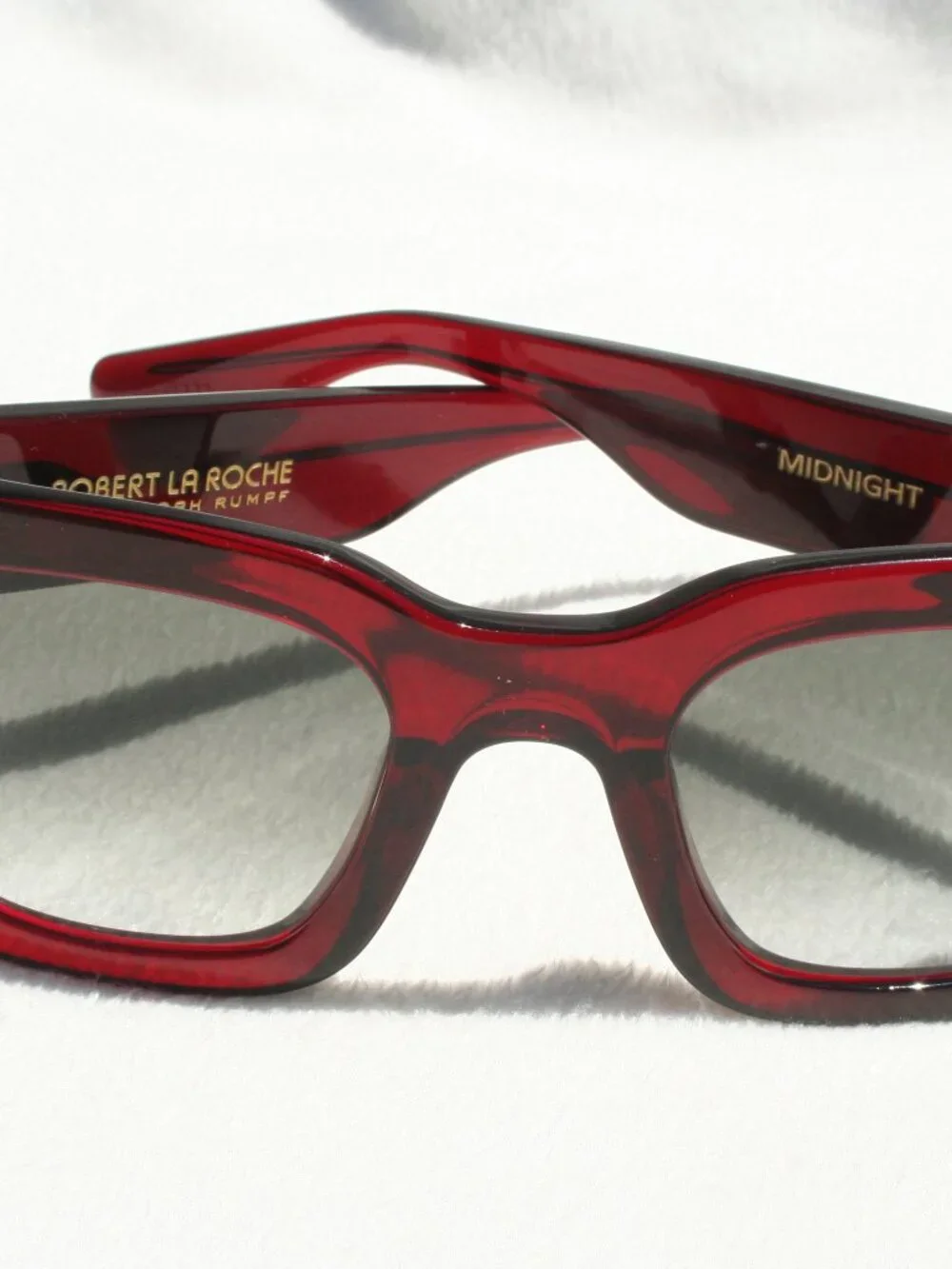 NOS Red Robert La Roche x Christoph Rumpf Midnight Sunglasses Luxury High End
